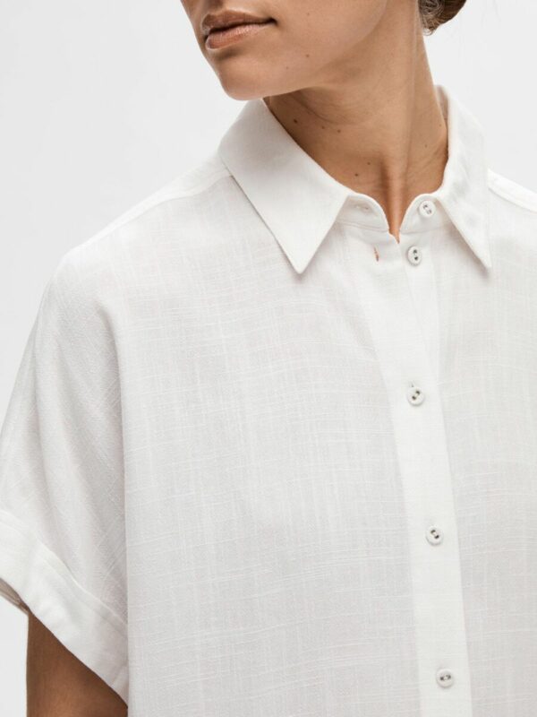 Selected Femme Viva shirt Snow white