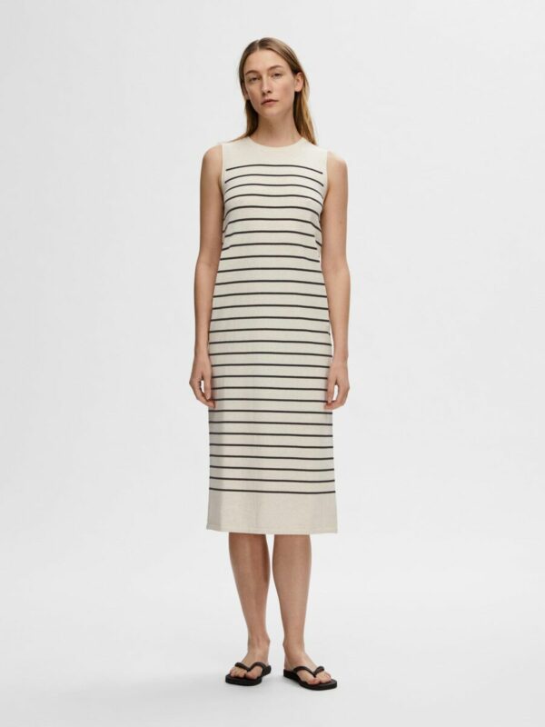 Selected Femme Berga knit dress Stripes