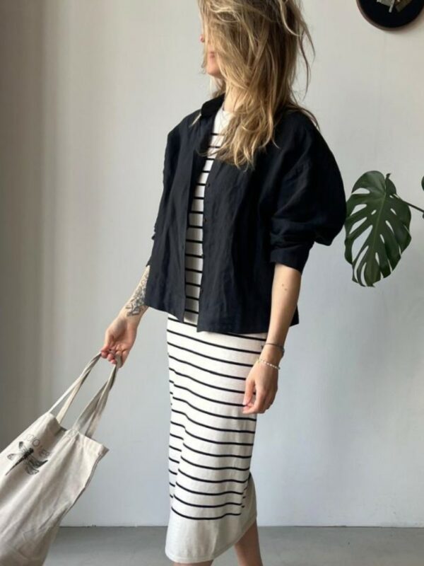 Selected Femme Linnie shirt Black