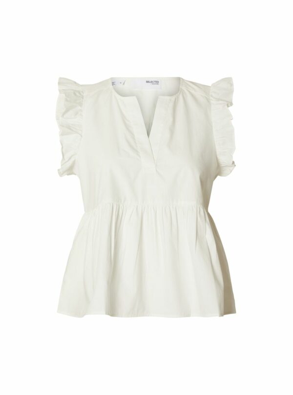 Selected Femme Blair Ida top White