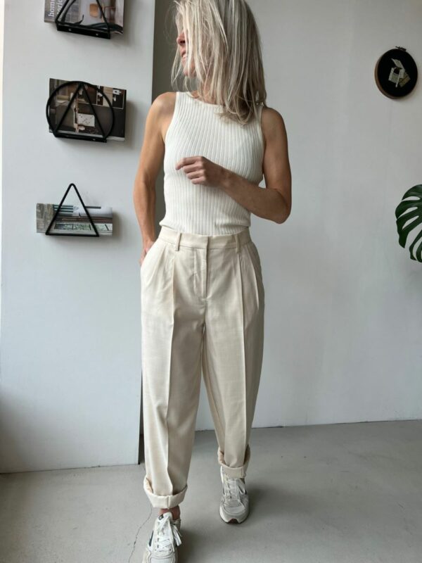 Selected Femme Selfina barrel pants Birch