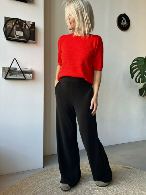 Selected Femme Helena knit top Flame
