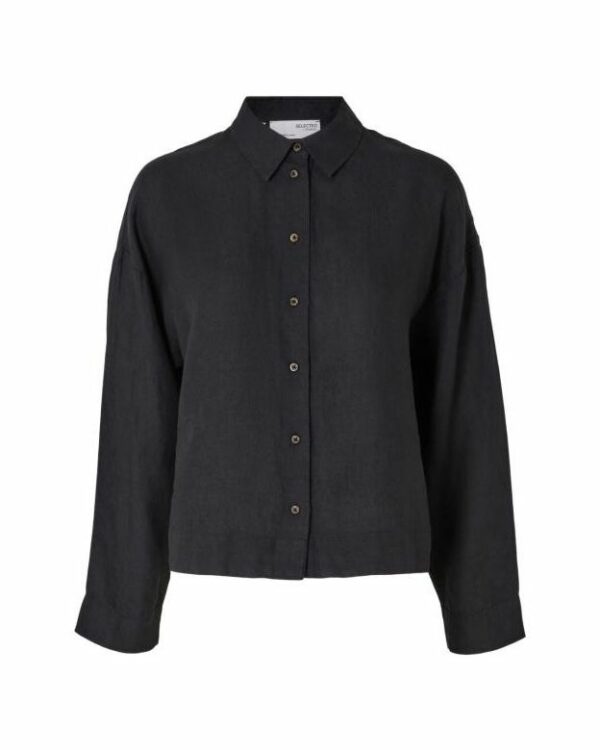 Selected Femme Linnie shirt Black