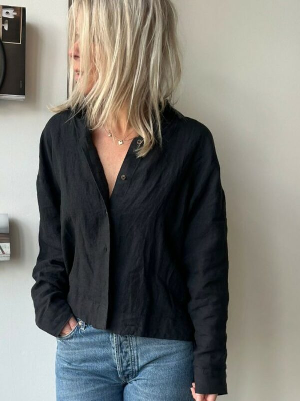 Selected Femme Linnie shirt Black