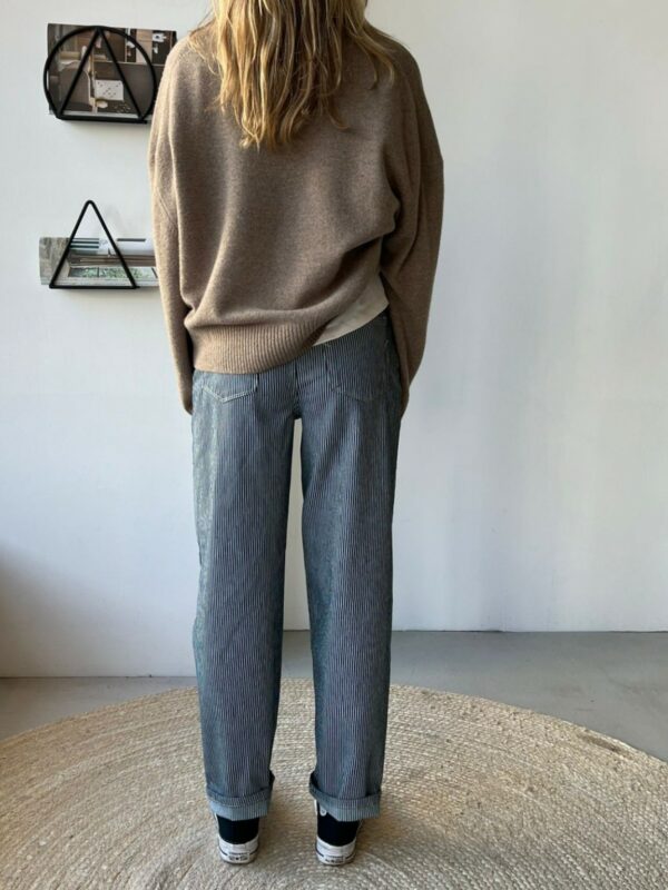 Selected Femme Myra Bella denim pants Stripes