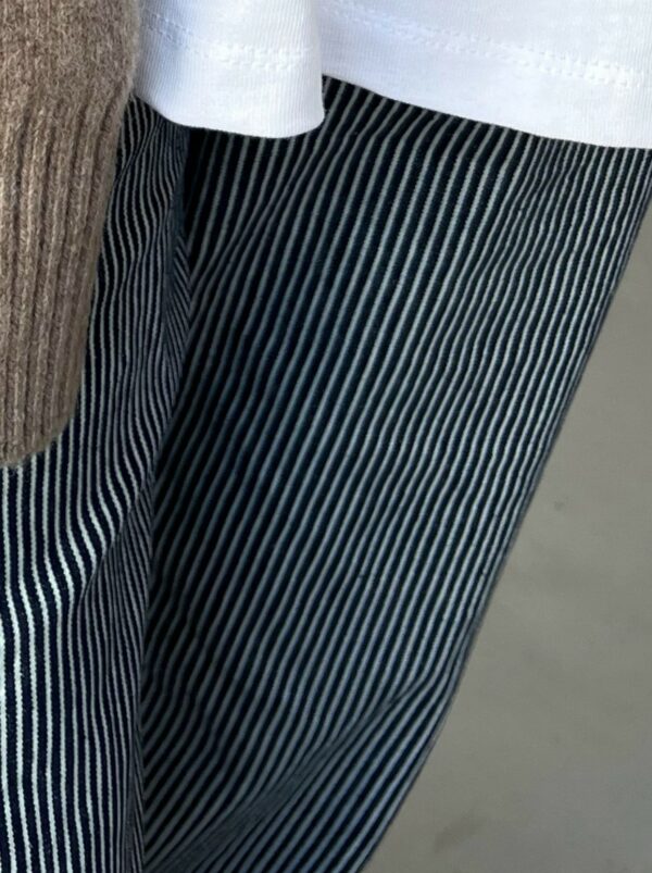 Selected Femme Myra Bella denim pants Stripes