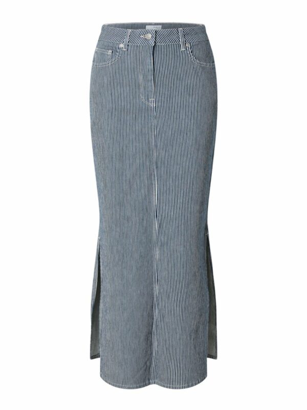 Selected Femme Myra denim skirt Stripes