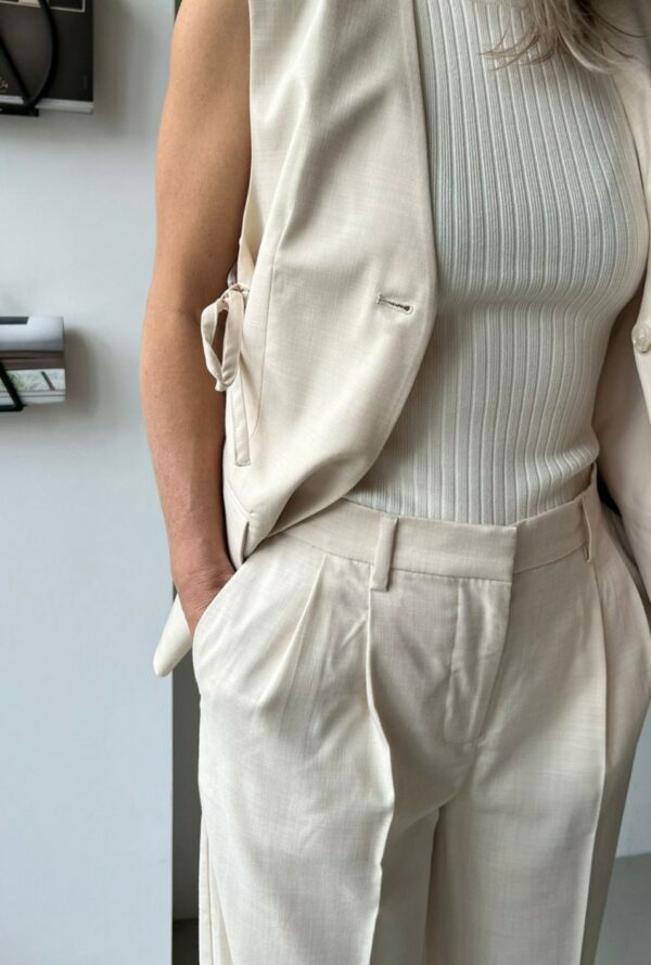 Selected Femme Selfina barrel pants Birch