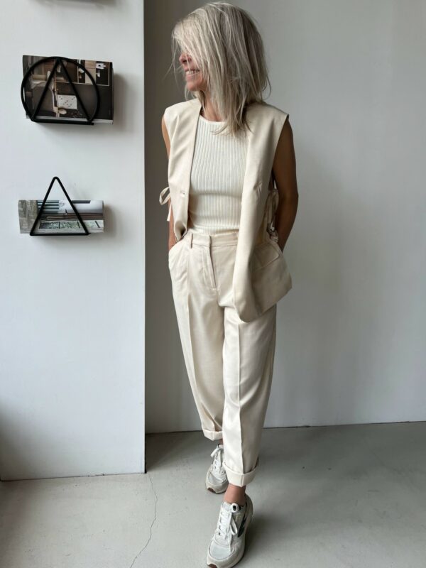 Selected Femme Selfina barrel pants Birch