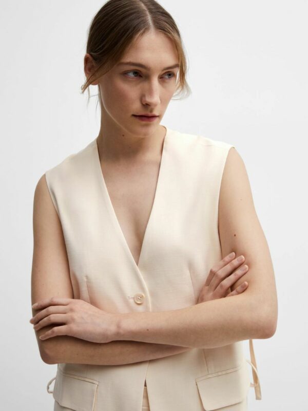 Selected Femme Selfina vest Birch