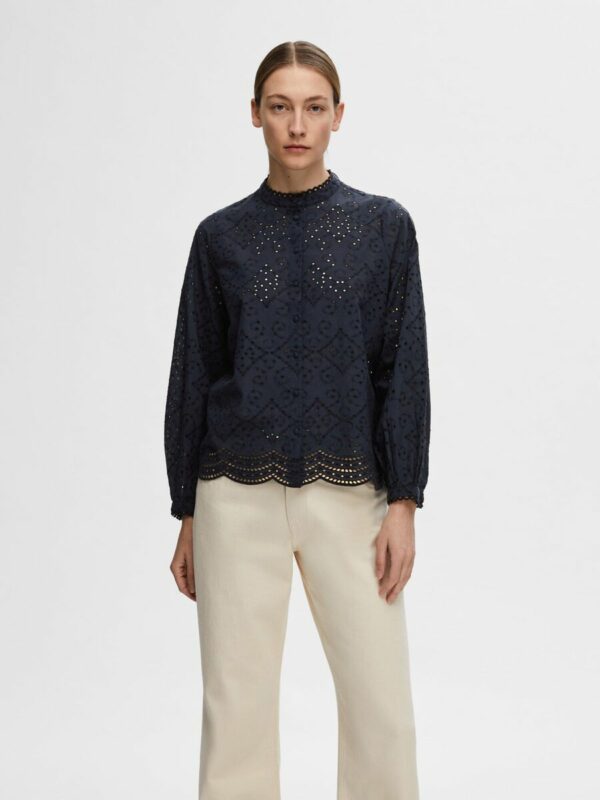 Selected Femme Tatiana blouse Dark Sapphire