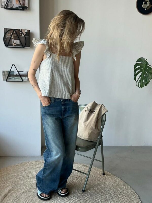 Selected Femme Vittoria top Stripes