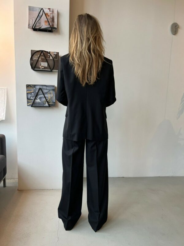 HERMAN Wide leg trousers Black