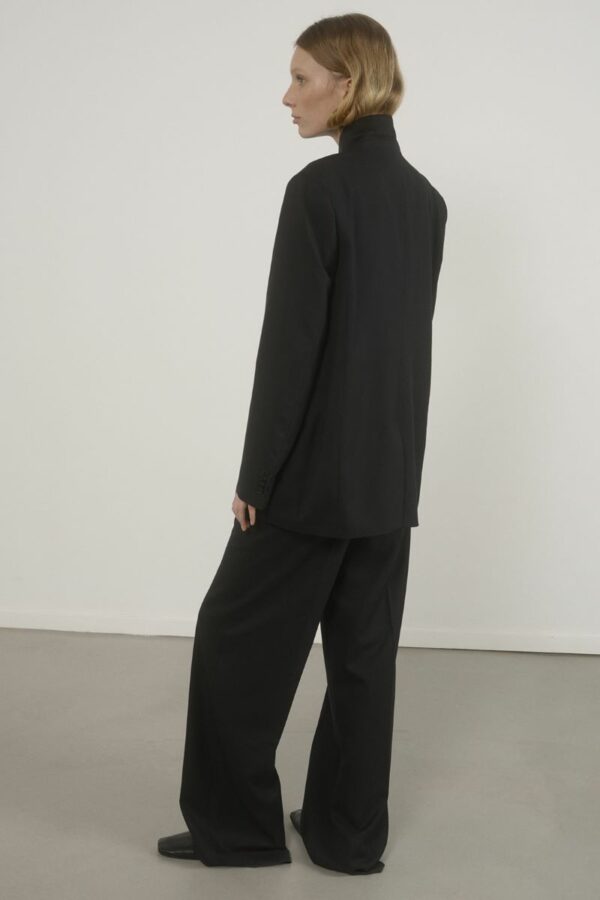 HERMAN Wide leg trousers Black
