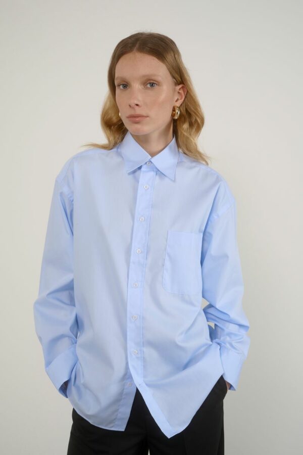 HERMAN Classic shirt Light blue
