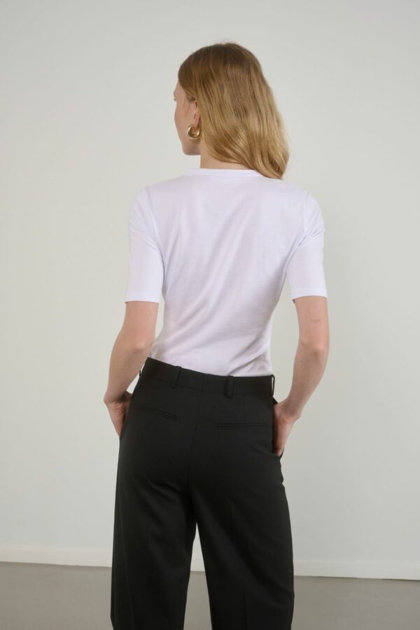 HERMAN Fitted Tee White