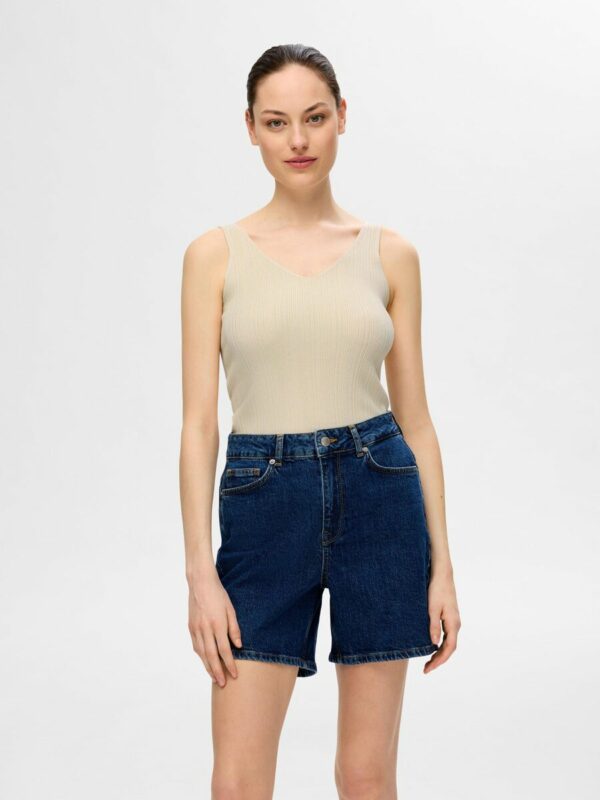 Selected Femme Krista denim shorts