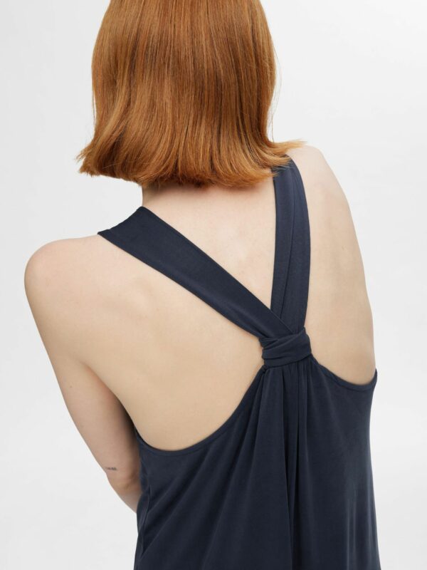 Selected Femme Roberta knot dress Dark sapphire