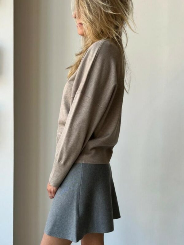 MbyM Gillian knit Island fossil melange
