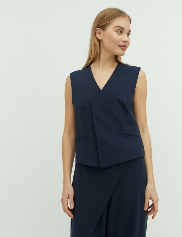 MbyM Hettie vest Blue nights