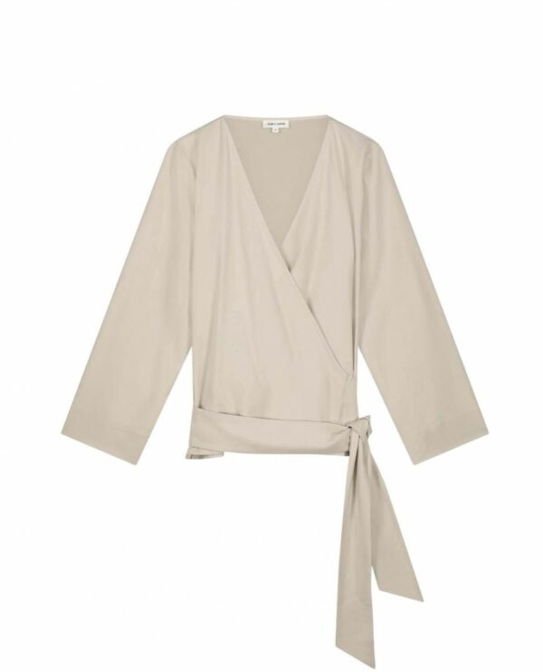 Club l'Avenir Mayu wrap top Warm sand