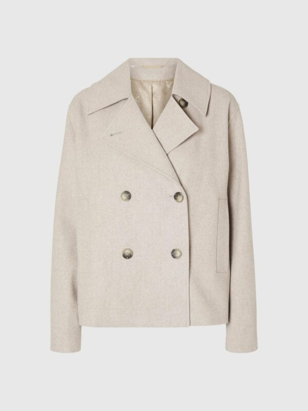 Selected Femme Alma short wool jacket