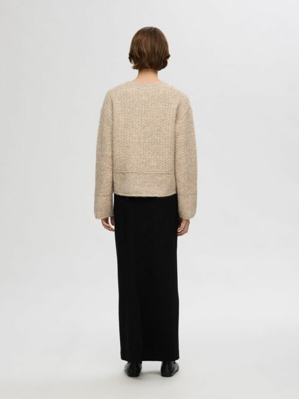 Selected Femme Alva knit Irish cream