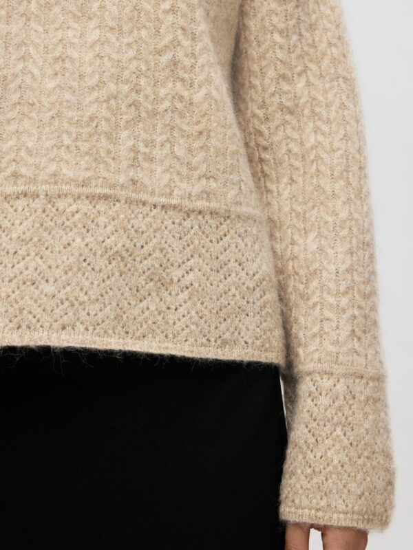 Selected Femme Alva knit Irish cream