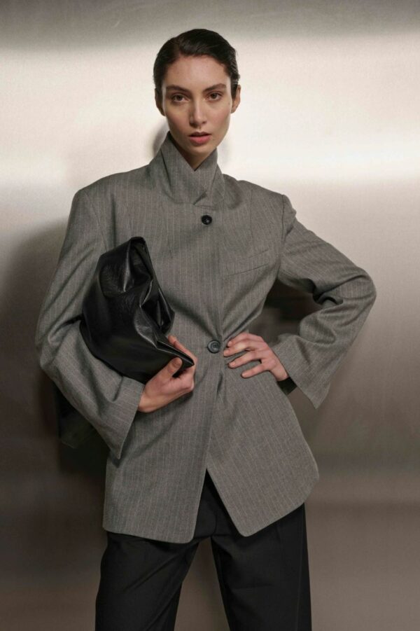 Club l'Avenir Emi pinstripe blazer Grey