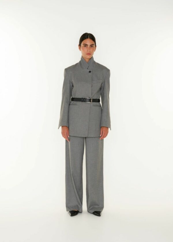 Club l'Avenir Enya pinstripe pants Grey