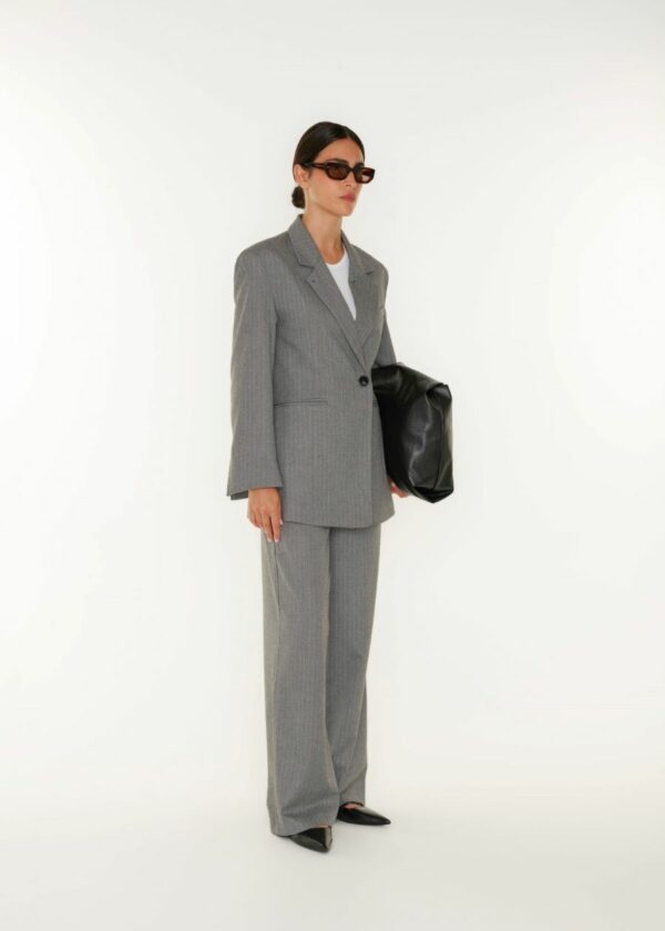 Club l'Avenir Emi pinstripe blazer Grey