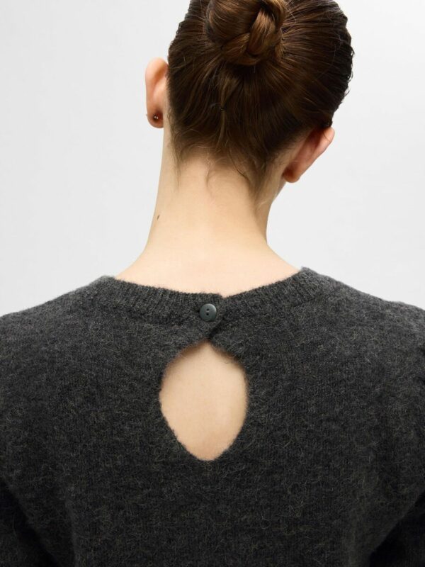 Selected Femme Lulu knit Volcanic ash