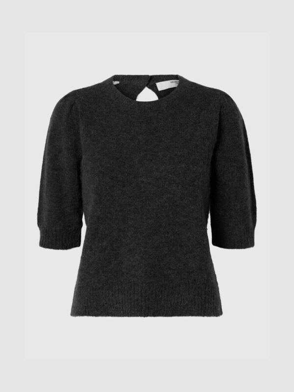 Selected Femme Lulu knit Volcanic ash