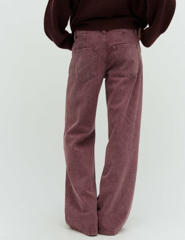 MbyM Pyras wide jeans Burgundy