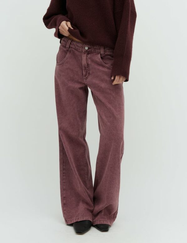 MbyM Pyras wide jeans Burgundy