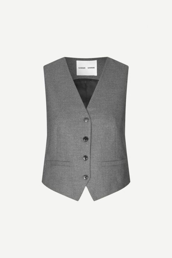 Samsøe & Samsøe Saramona vest Grey