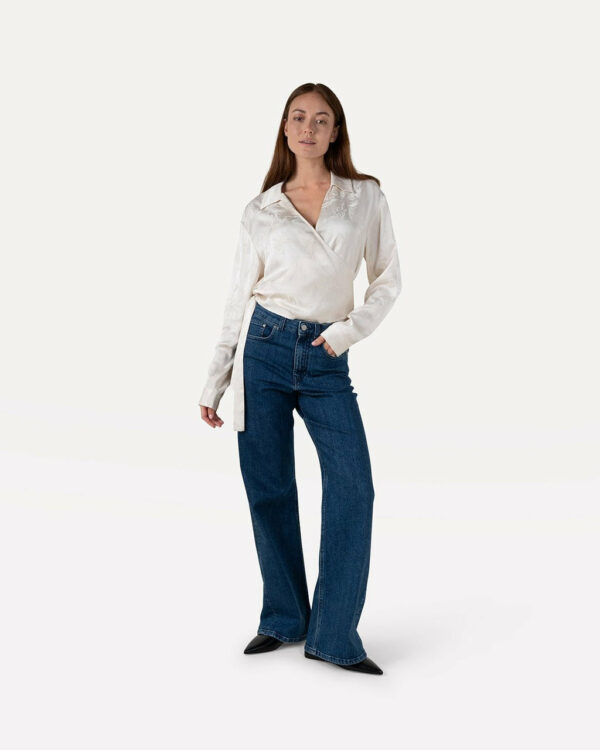Another Label Antonia blouse Egg white
