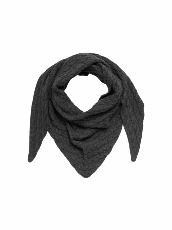 Selected Femme Lea triangle scarf Volcanic ash