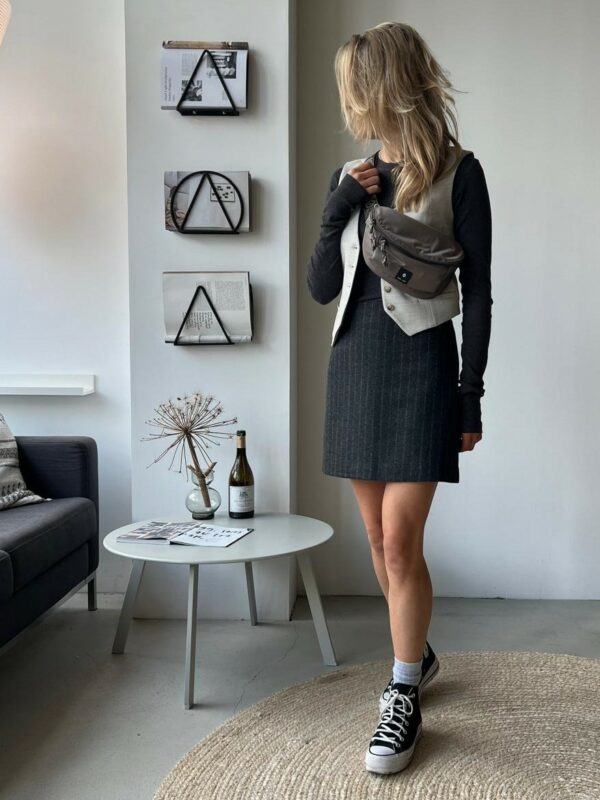 Club l'Avenir Kaz top Dark grey