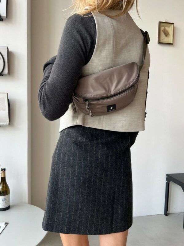 Modström Kristol skirt Dark grey Pinstrip