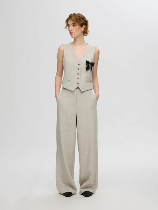 Selected Femme Rita vest Dove