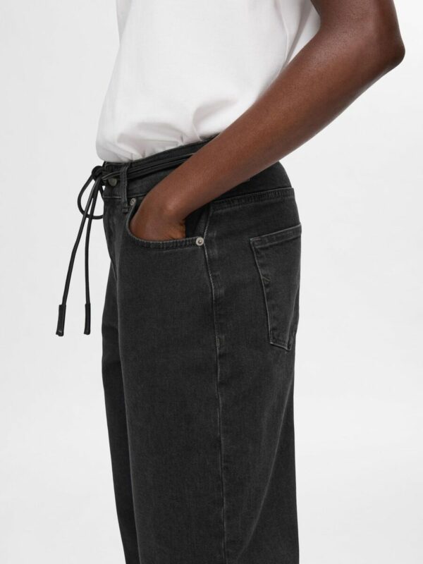Selected Femme Roby wide jeans Black