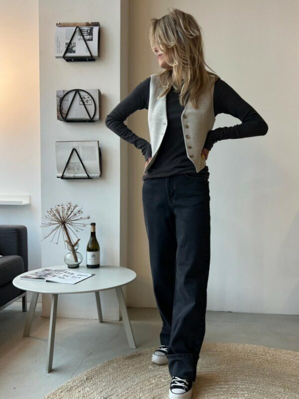 Selected Femme Rita vest Dove