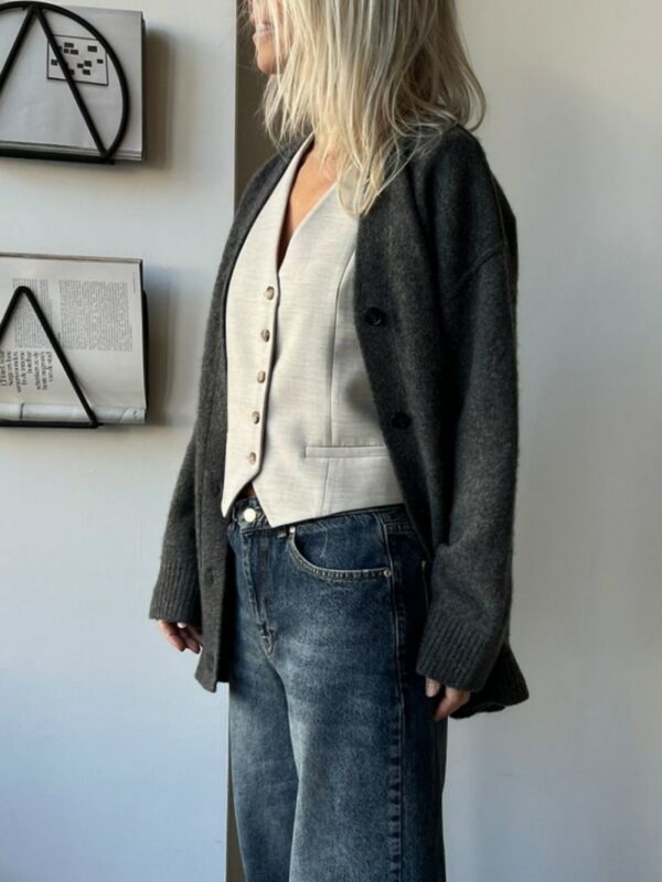 Samsøe & Samsøe Saceleste cardigan Black oyster