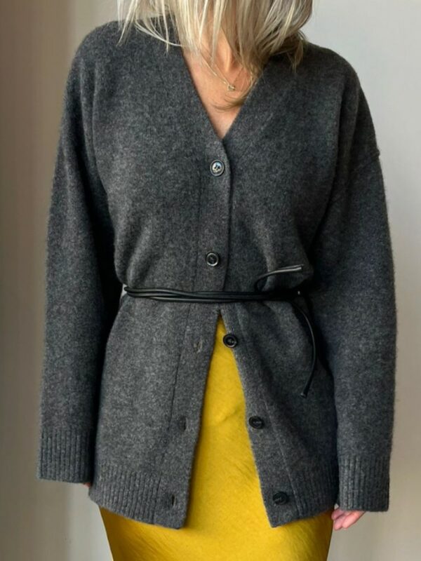 Samsøe & Samsøe Saceleste cardigan Black oyster
