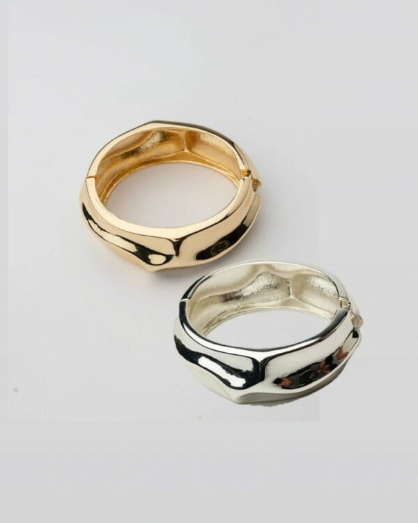 Bow19 Big bracelet Gold or Silver