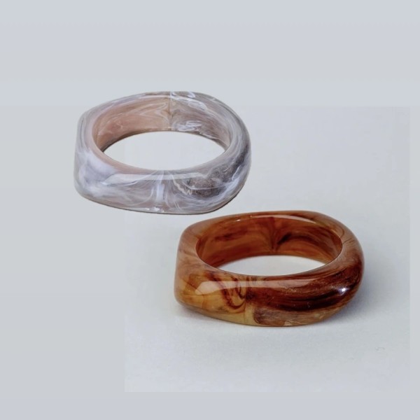 Bow19 Big square bracelet 2 colors