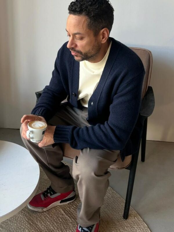 Selected Homme Cody cardigan Sky captain