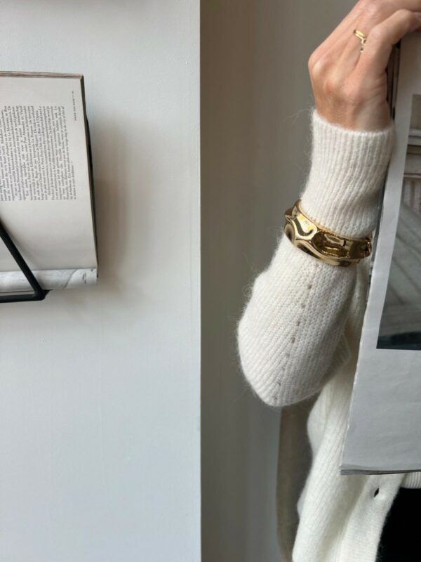 Bow19 Big bracelet Gold or Silver