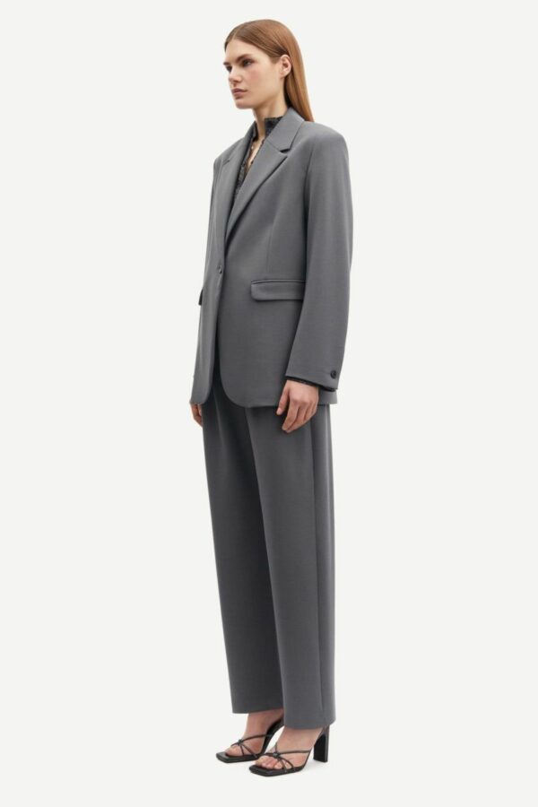Samsøe & Samsøe Saluza trousers Iron gate
